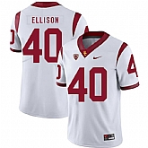 USC Trojans 40 Rhett Ellison White College Football Jersey Dzhi,baseball caps,new era cap wholesale,wholesale hats